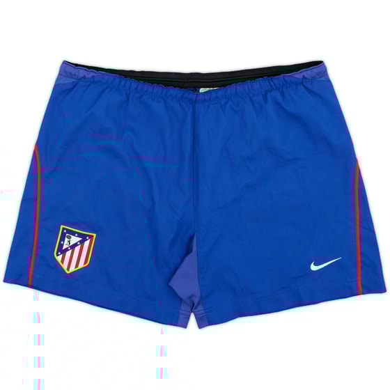 2004-05 Atletico Madrid Home Shorts - 9/10 - (M)