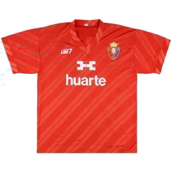 1990-92 Osasuna Match Issue Home Shirt #4