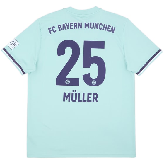 2018-19 Bayern Munich Away Shirt Muller #25 - 10/10 - (L)