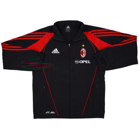 2005-06 AC Milan adidas Track Jacket - 8/10 - (M)