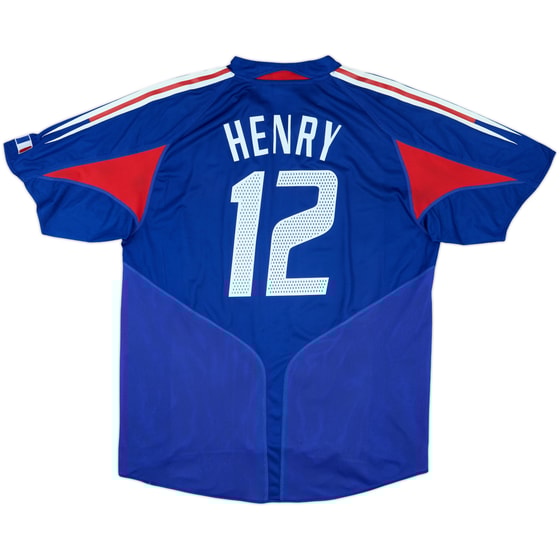 2004-06 France Home Shirt Henry #12 - 6/10 - (XL)