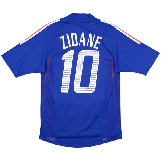 2002-04 France Player Issue Home Shirt Zidane #10 - 7/10 - (S)