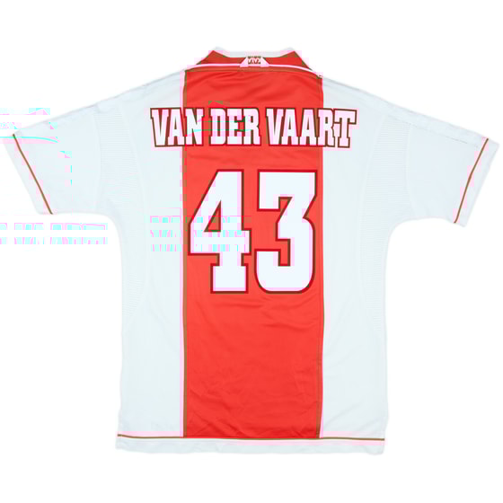 1999-00 Ajax Home Shirt Van Der Vaart #43 - 8/10 - (M)
