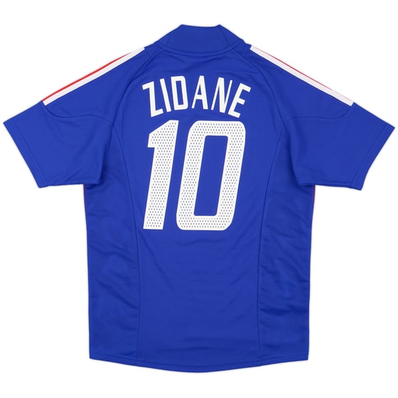 2002-04 France Home Shirt Zidane #10 - 10/10 - (S)