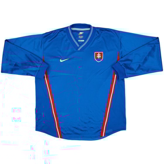 1998-00 Slovakia Player Issue Away L/S Shirt - 9/10 - (XL)