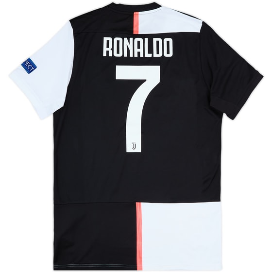 2019-20 Juventus Home Shirt Ronaldo #7 - 8/10 - (M)