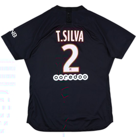 2014-15 Paris Saint-Germain Home Shirt T.Silva #2 - 10/10 - (Women's L)