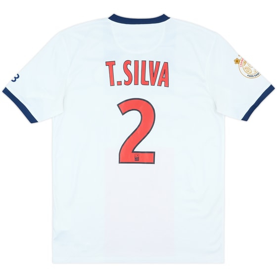 2013-14 Paris Saint-Germain Away Shirt T.Silva #2 - 8/10 - (M)