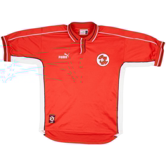 1999-00 Switzerland Home Shirt #10 - 7/10 - (S)