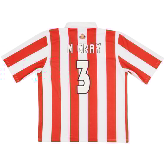 1997-99 Sunderland Home Shirt M Gray #3 - 7/10 - (XL)