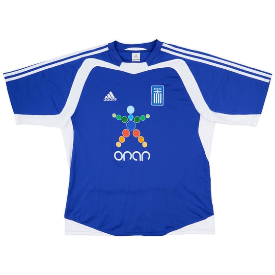 2004-06 Greece Home Shirt - 9/10 - (XL)