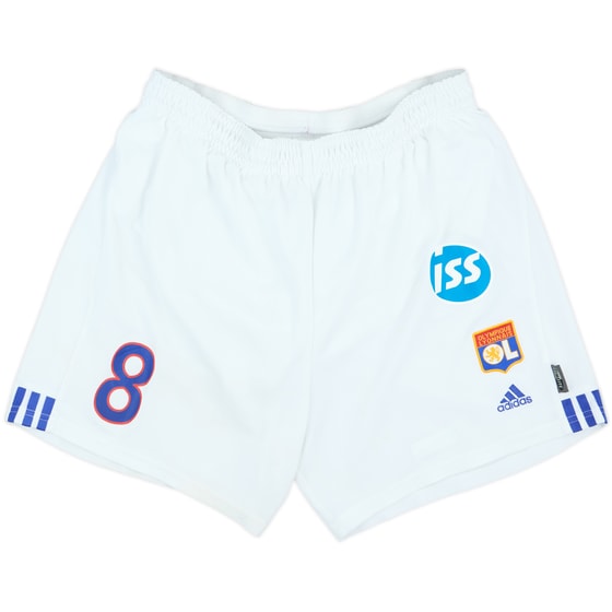 2001-02 Lyon Player Issue Home Shorts #8 (Laigle)