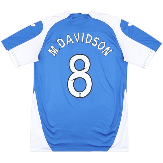 2012-13 St Johnstone Home Shirt M.Davidson #8 - 7/10 - (S)