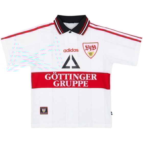 1997-98 Stuttgart Home Shirt #22 - 8/10 - (XL.Boys)