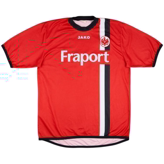 2005-06 Eintracht Frankfurt Match Issue Squad Signed Home Shirt #18