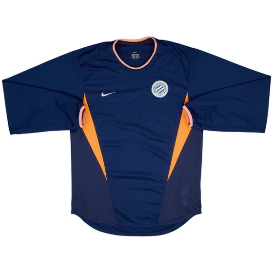 2002-04 Montpellier Home L/S Shirt - 8/10 - (M)