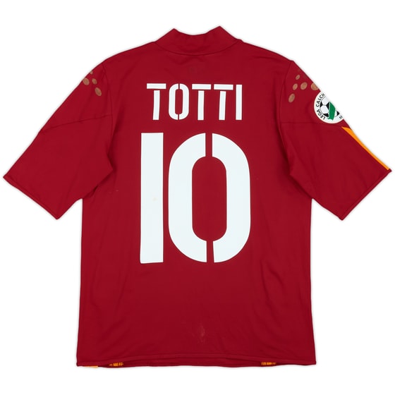 2004-05 Roma Home Shirt Totti #10 - 5/10 - (M)