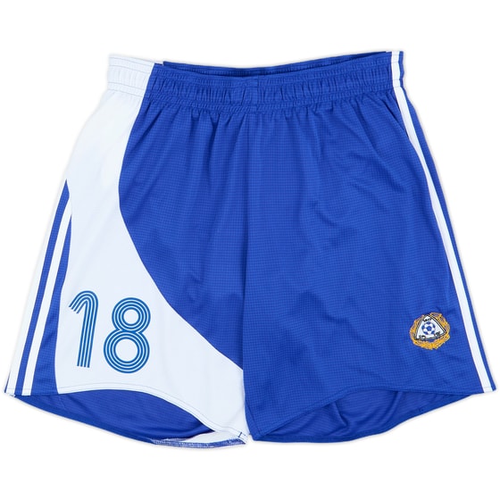 2006-08 Finland Player Issue Home Shorts #18 - 9/10 - (XL)