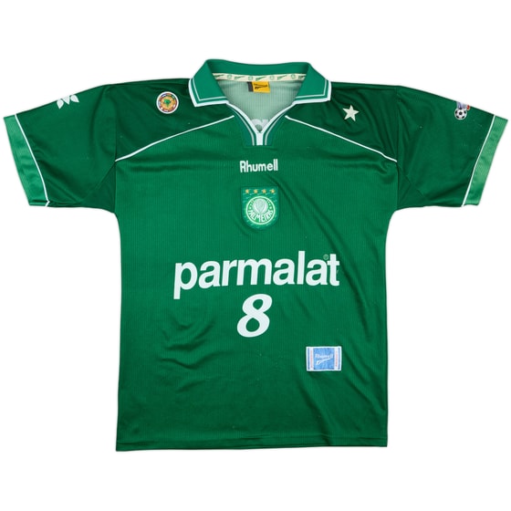 1999 Palmeiras Home Shirt #8 - 7/10 - (M)