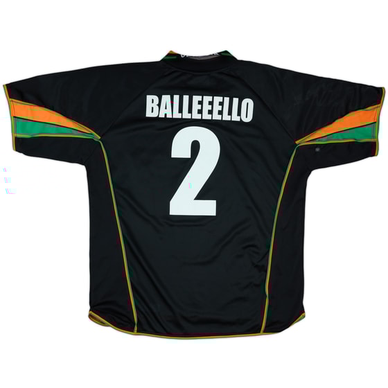 2001-02 Venezia Home Shirt Balleeello #2 - 7/10 - (XL)