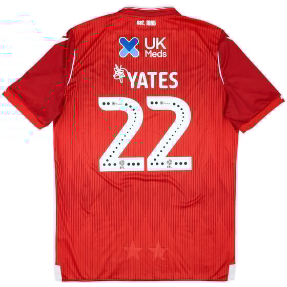 2019-20 Nottingham Forest Home Shirt Yates #22 - 9/10 - (3XL)