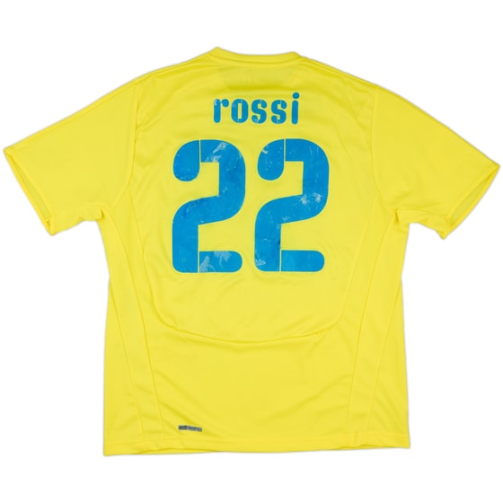 2008-09 Villarreal Signed Home Shirt Rossi #22 - 5/10 - (L)