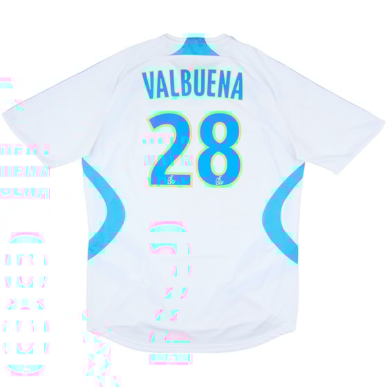 2007-08 Olympique Marseille Home Shirt Valbuena #28 - 6/10 - (XL)