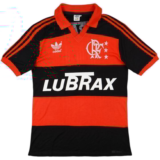 1987-90 Flamengo Home Shirt #10 - 8/10 - (L)