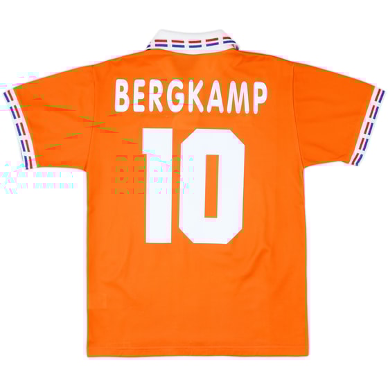 1996 Netherlands Home Shirt Bergkamp #10 - 9/10 - (S)
