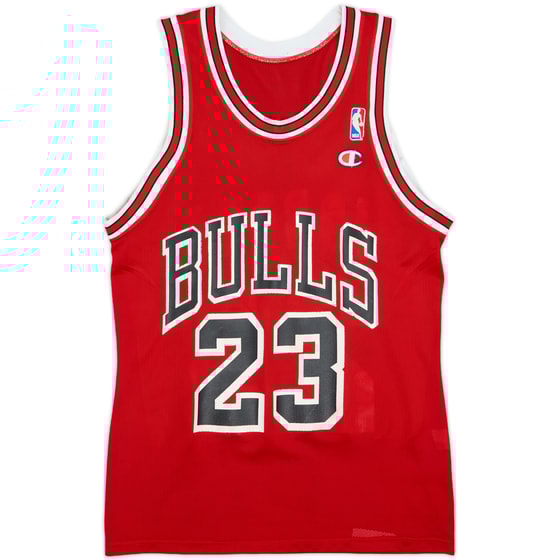1991-93 Chicago Bulls Jordan #23 Champion Away Jersey - 7/10 - (S)