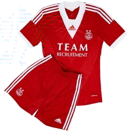 2013-14 Aberdeen Home Shirt & Shorts - 8/10 - (S)