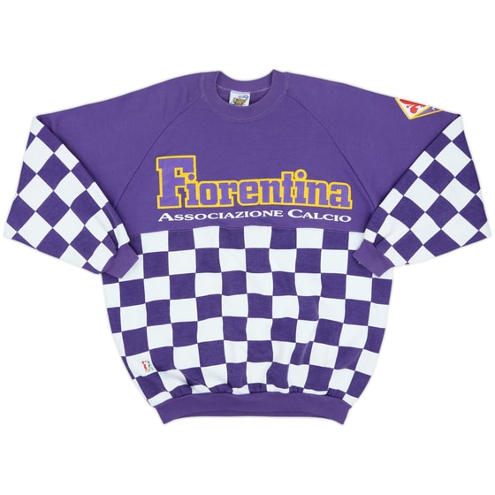1990-91 Fiorentina Le Felpe Dei Grandi Club Sweat Top - 7/10 - (L)