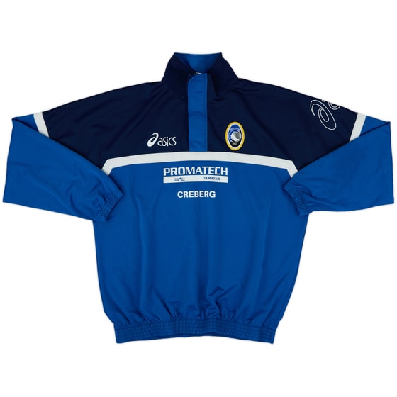 2002-03 Atalanta Asics 1/4 Zip Drill Top - 8/10 - (XL)