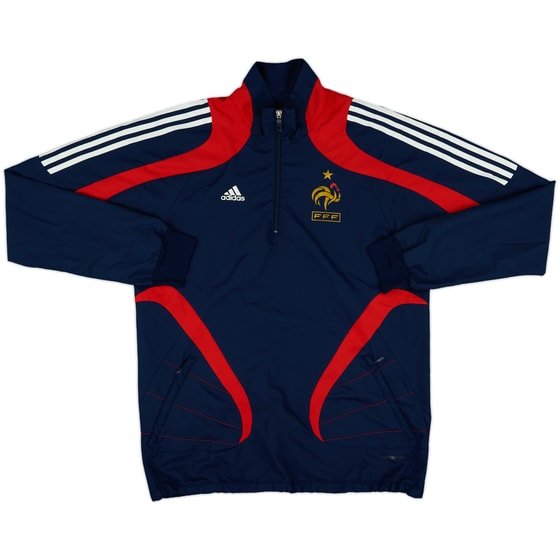 2007-08 France Player Issue Formotion 1/4 Zip Drill Top - 8/10 - (L)