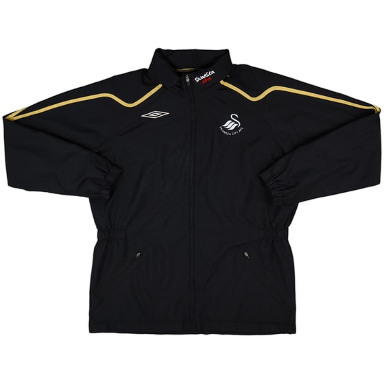 2008-09 Swansea Umbro Hooded Rain Jacket - 8/10 - (L)