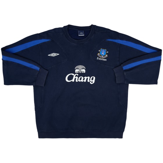 2008-09 Everton Umbro Sweat Top - 8/10 - (XXL)