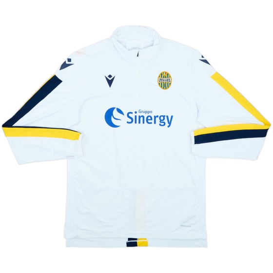 2019-20 Hellas Verona Macron 1/4 Zip Drill Top - 8/10 - (L)