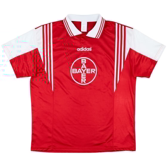 1996-98 Bayer Leverkusen Match Issue Home Shirt #15