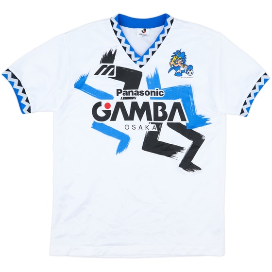 1993-95 Gamba Osaka Mizuno Training Shirt - 9/10 - (M/L)