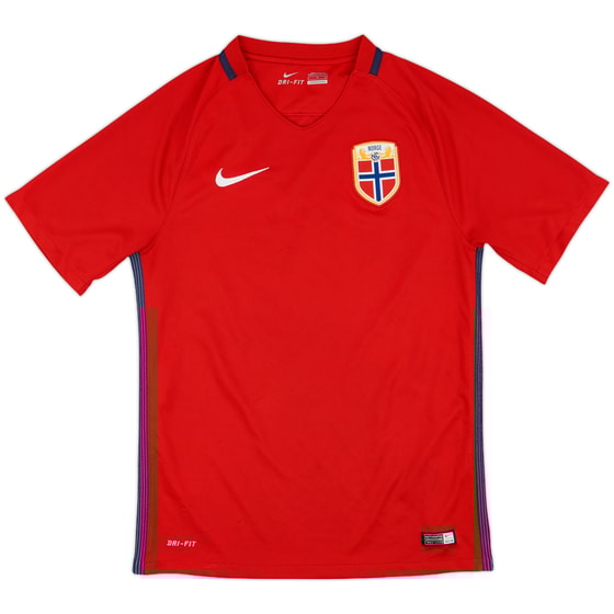 2016-18 Norway Home Shirt - 8/10 - (S)