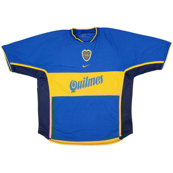 2001-02 Boca Juniors Home Shirt - 9/10 - (XL)