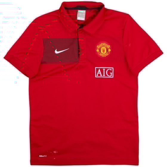 2009-10 Manchester United Nike Polo Shirt - 9/10 - (S)