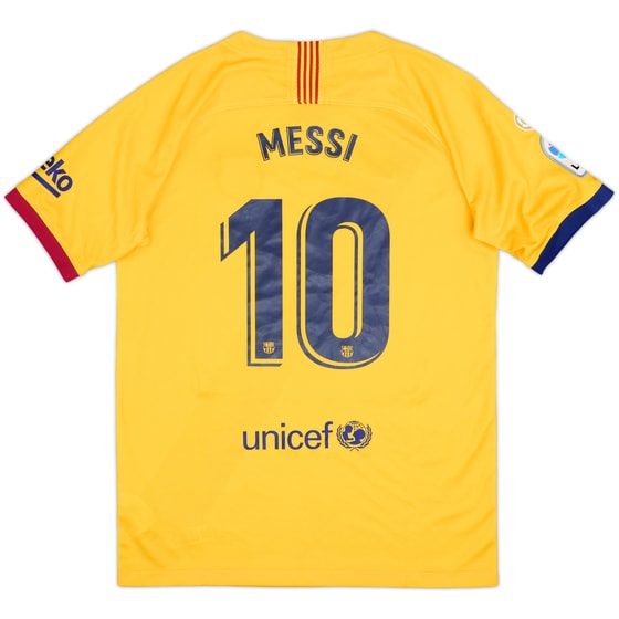 2019-20 Barcelona Away Shirt Messi #10 - 8/10 - (XL.Boys)