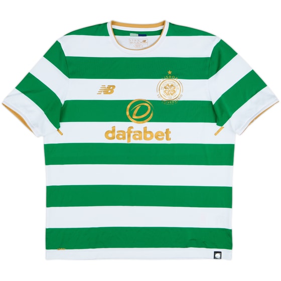 2017-18 Celtic 'Lisbon Lions 50th Anniversary' Home Shirt - 8/10 - (XL)