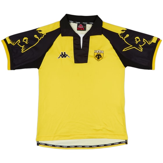 1999-00 AEK Athens Home Shirt - 8/10 - (S)