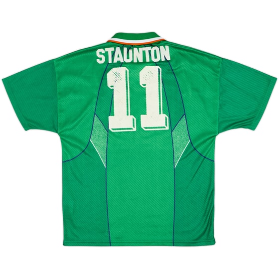 1994-95 Ireland Home Shirt Staunton #11 - 6/10 - (M)