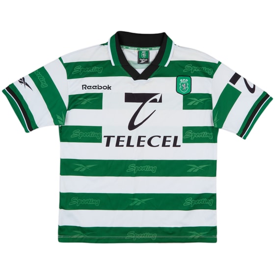1999-00 Sporting CP Home Shirt - 8/10 - (S)