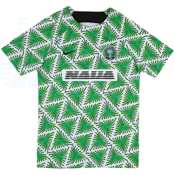 2022-23 Nigeria Nike Pre-Match Training Shirt - 8/10 - (S)