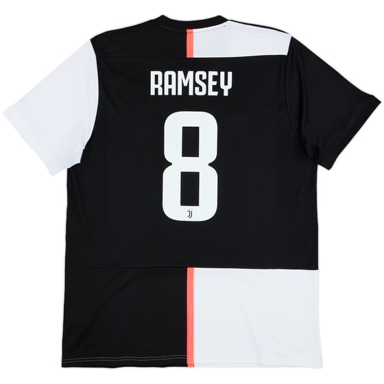 2019-20 Juventus Home Shirt Ramsey #8 - 9/10 - (XL)
