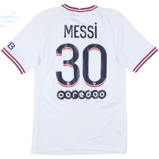 2021-22 Paris Saint-Germain Fourth Shirt Messi #30 - 8/10 - (XS)